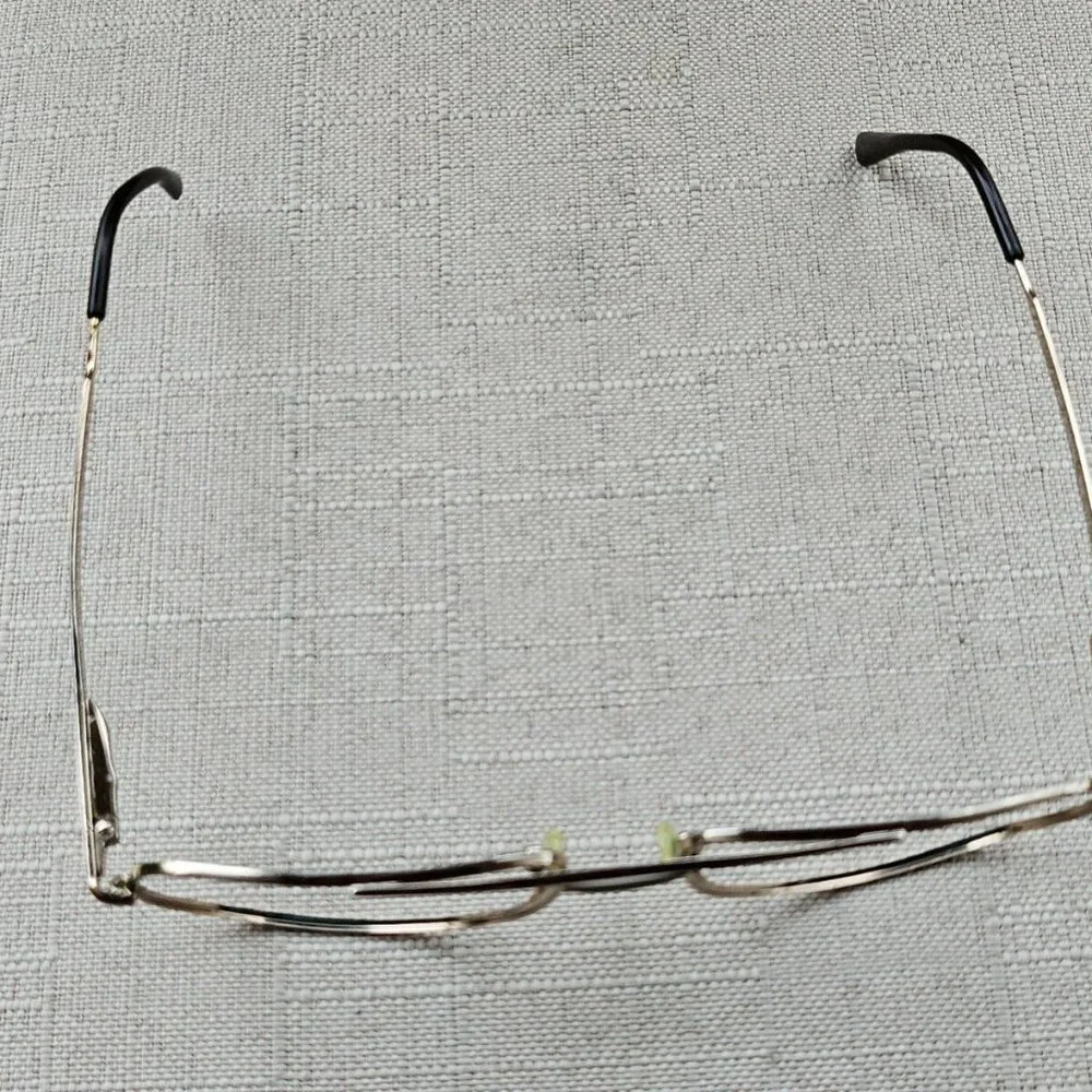 Swank Optical Vintage Men Eyeglasses Gold Tone KODIAK 58[]16 140 Glasses - Picture 11 of 11